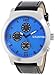 UNLISTED WATCHES Men's UL1258 City Streets Round Bright Blue Dial Multi-Eye Watch