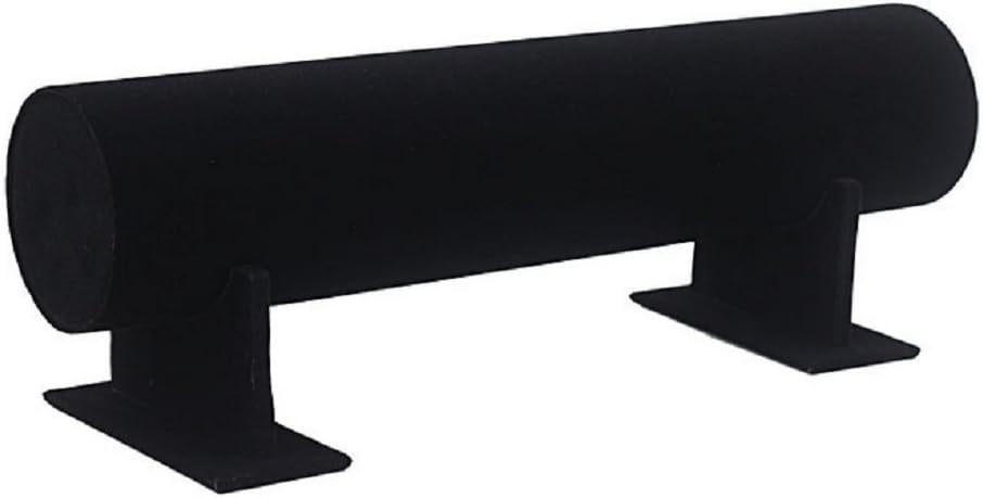 Hewnda1Pack Soft Black Velvet Headband with Headgear Packaging Jewelry Display Storage(11-3/4 inch X4 inch)