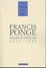 Pages d'atelier, 1917-1982