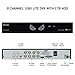 Night Owl Security, 8 Channel 1080 Lite HD Analog Video Security System with 1 TB HDD and 8 x 720p HD Wired Cameras (Black)