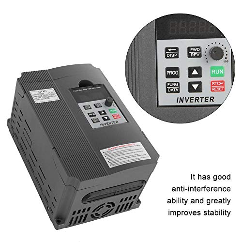 2.2KW 220V 1 Hp Variable Frequency Drive, Single Phase Universal VFD Frequency Converter Inverter, Adjustable-Frequency Drive - Thumbnail 7