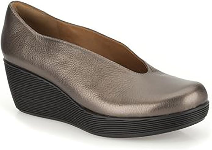 clarks women's claribel flare wedge pump