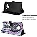 Galaxy Note 9 Case, Samsung Galaxy Note 9 Wallet Case, Mavis's Diary Premium PU Leather Wallet 3D Cute Design Purple Totem Wind Chimes Painted Pattern Floral Flip Folio Case with Soft TPU Inner Cover