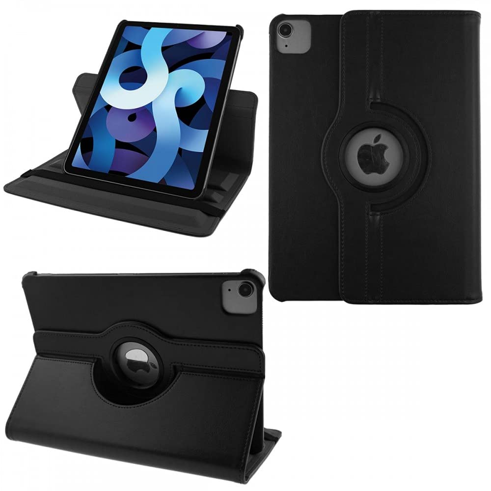 COOVY® 2.0 Cover for Apple iPad Air 4 10.9 (Model 2020) ROTATING 360° DEGREE SMART CASE STAND HOUSING PROTECTION Sleep/Wake up | black