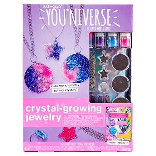 Just My Style You*niverse Crystal Growing Jewelry, DIY Crystal Growing