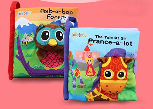 Leegor Baby Intelligence Development Learn Picture Cognize Soft Book Education Toy Birthday Present (A)