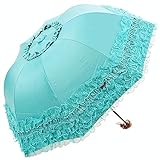 Honeystore Princess Lace Ultraviolet-Proof Folding Umbrella Anti-uv Dome Parasol