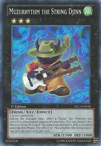 Yu-Gi-Oh! - Muzurhythm the String Djinn (YS12-EN040) - Starter Deck: XYZ Symphony - 1st Edition - Super Rare