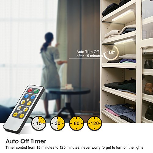 image for Fansteck Led Under Cabinet Lights, Wireless Remote Control Led Puck li