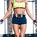 FanTEK Fanny Waist Pack, Sport Outdoor Running Sweatproof Reflective Belt Pouch with 5.5 Inch Touch Screen Window for Iphone 7 / 6 / 6S Plus, Samsung Galaxy J5 / J7 / S7 / S6 Edge, BLU Vivo XL, Black
