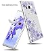 GeekZone Galaxy S8 Plus Flower Clear Case, Anti-Scratch Resistant Protective Shell Cover,Slim Fit Lightweight Super Slim Soft TPU Case with Flower for Samsung Galaxy S8 Plus