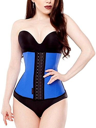 Women's Classic 3 Hooks Fajas Waist Trainer Shapewear Workout Waist Cincher (Small, 24-3)