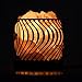 YYout Wide Round Style Himalayan Crystal Rock Salt Lamp Basket UL-Listed Cord and 15-Watt Light Bulb & Dimmable Switch