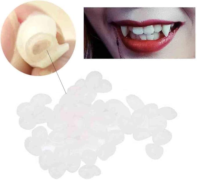 Wenini Halloween Dentures Temporary Tooth Repair Kit Teeth