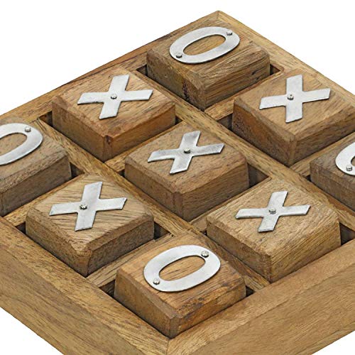 ShalinIndia Handmade Wooden Tic Tac Toe Game for Kids 7 and Up - Great Gifts for Kids for All Occasi - //medicalbooks.filipinodoctors.org
