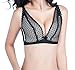 Orilife Women Lace VS Push up Nursing Bra with Fron Button, Black-S