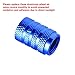 eBoot Tire Stem Valve Caps Aluminium Car Dustproof Caps Tire Wheel Stem Air Valve Caps, 8 Pieces (Blue)