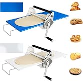 Folding Manual Dough Sheeter 12", Adjustable Dough, for Home&amp;Commercial Use | Countertop Pastry Roller &amp; Laminadora de Masa Manual for Croissants, Pizza Dough &amp; Puff Pastry