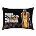 Los Angeles Lakers Kobe Bryant Pillowcase Twin Sides Custom Cushion Cover Size 20x30 Inch