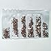 Super Deal 1300pcs 1.5mm - 4mm Rose Gold Nail Crystals Glass Rhinestones for Nails Art Decorations Gems Accessories Half-beads 3D Flatback Strass Stones 1300pcs/pack Mix SS4-SS16