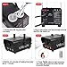 Fog Machine, 12 Colors Effect Lights, VIRFUN Smoke Machine with Wireless&Wired Remote Control for Parties Halloween Wedding and Stage Effect，500W and 500ml Tank