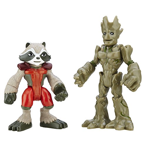 Playskool Heroes Marvel Super Hero Adventures Groot and Rocket Raccoon