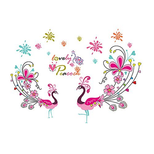 eDealMax PVC Motif Fleur Home Office autoadhésifs Window Film de protection Sticker mural Sticker Fond d'écran