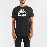 Kappa Authentic Estessi T-Shirt for Men &ndash; Round Neckline &ndash; Short Sleeves &ndash; Straight Hemline &ndash; 100% Cotton