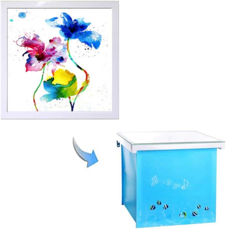 CHENGM Creative Concealed Locker Organizer Folding Wardrobe TIK Tok Mural Storage Cabinet Waterproof Storage Box Shelf Foldable Painting Shower Bathroom Storage