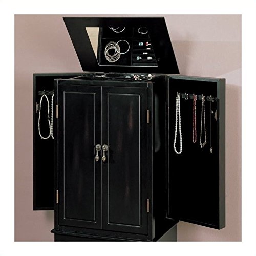900095 Contemporary Black Jewelry Armoire by Coaster Co.