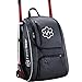 FAVORGEAR Youth Baseball Bag - Backpack for Baseball, T-Ball, Softball Equipment Gear for Kids, Youth, and Adults - Fits 2 Bats, Helmet, Glove, Shoes - Vented Shoe Compartment, Fence Hook