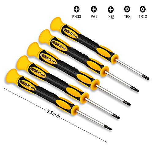 E.Durable Screwdriver Kit for Playstation PS3, Complete Repair Cleaning Tool Kit for All Sony PlayStation Consoles PS3 / PS4 / Vita / PS1 / PS2 / PSV/PSP, etc (PS3) - Thumbnail 2