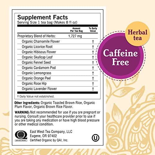 Yogi Tea Calming (4 Pack) Helps Soothe Mild Tension with Chamomile