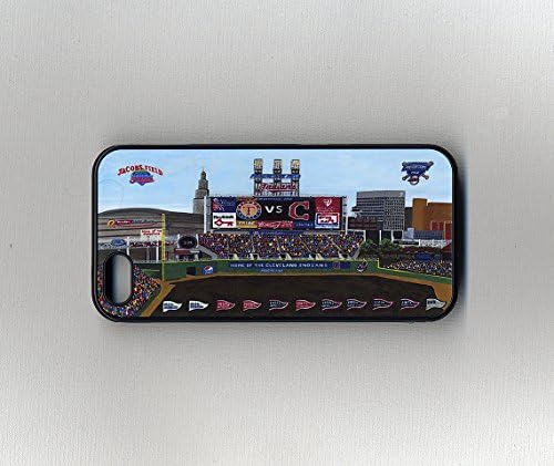 Cell Phone Case-Cleveland Baseball-Progressive Field-Cleveland Sports teams-Sports Team Stadiums-Cell Phone Cover-Cases for iPhone 4/4s,iPhone 5/5s,iPhone 6/6s,6+,iPhone 7,Samsung Galaxy S4, S5, S6