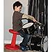 KORE Design Wobble Stool Chair, Girls + Boys Kid Desk Stools, Ergonomic Small Office Chairs, Flexible Seating for Active Child, ADD/ADHD, Classroom, School, Home, Kids (14in), Age 6-7 yrs, Grey