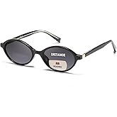 PUBOWT Oval Bifocal Reading Sunglasses Glasses for Women UV Protection Sun Readers Retro Fashion Frame Vintage Eyewear PT2009