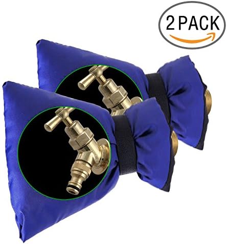 Faucet Cover, DIGI4U Outdoor Faucet Covers for Winter, Outside Freeze Protector Spigot Cover / Tap Cover -Blue(2 Packs)