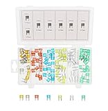 Abn 120-Piece Small Fuse Assortment - 5, 7.5, 10, 15, 20, 25, 30 AMP - Mini ATM/APM Blade Fuses for Cars, Trucks, Boats