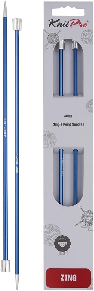 KnitPro Zing Single Pointed Needles 14 inch 4.00mm