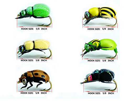24pcs Realistic Fly Fishing Flies Kit- Handmade Fly Fishing Lures –High Simulation Fishing Dry Flies - Thumbnail 3