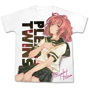 おねがい☆ツインズ フルグラフィックTシャツ ホワイト