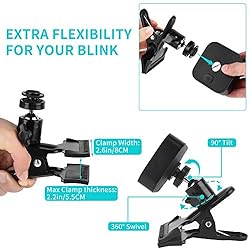 2Pack Clip Clamp Mount for All-New Blink
