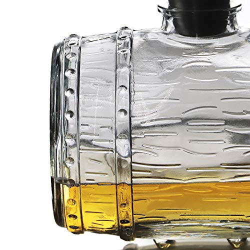 ALXDR-Glass-Drinks-Dispenser-with-Tap-and-Wooden-Stand-1500ML-Small-Capacity-Beer-Tank-Home-Gifts-Souvenirs