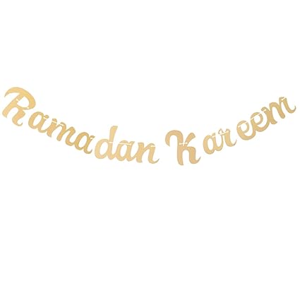 Amosfun Wood Lesser Bairam Hanging Banner Moon Star Lantern Decor