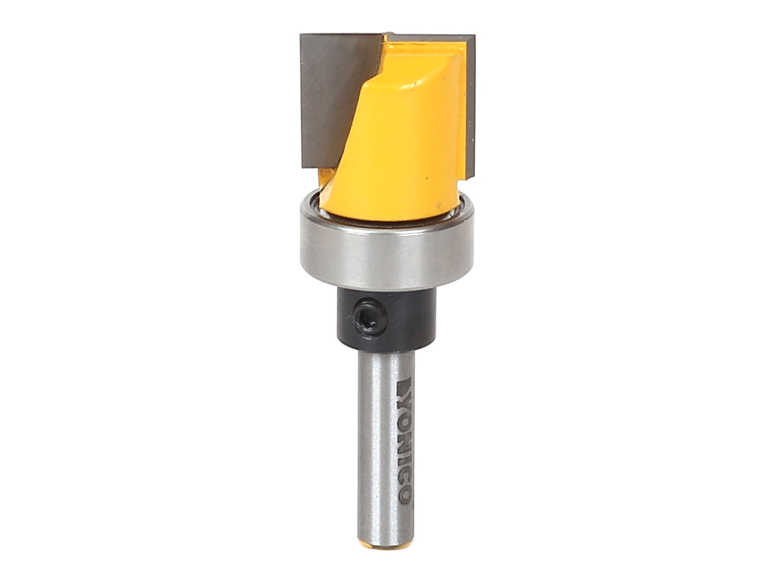 Yonico 14172q - Flush Trim Template Router Bit, Cutting Diameter: 3/4", Cutting Height: 5/8" - 1/4" Shank