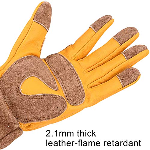 Poison Ivy Gloves, Heavy Duty Long Thorn Proof Garden Glove for Rose