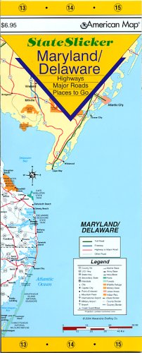 American Map State Slicker Maryland/ Delaware