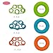 Kulussy Finger Stretcher Hand Resistance Bands Hand Extensor Exerciser Hand Grip Strengthener Strength Trainer Gripper Set for Arthritis Carpal Tunnel Exercise Guitar and Rock Climbing 6pcs