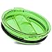 OverlordInc 30 oz Splash Resistant Tumbler Lid for YETTI Ramblers (1 Pack, Green) 