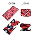 Headwear, Godspeed Headwrap 9-Pack Headband & Bandanna 16-in-1 Multifunctional Telescopic Seamless Scarf Facemask For Outdoor Leisure Activities